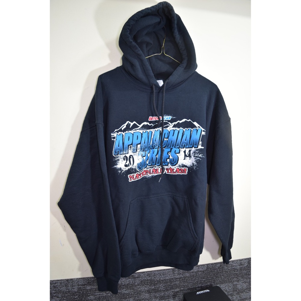 2014 USASA Appalachian Series Nationals SNOWBOARD Team Hoodie Black Mens L